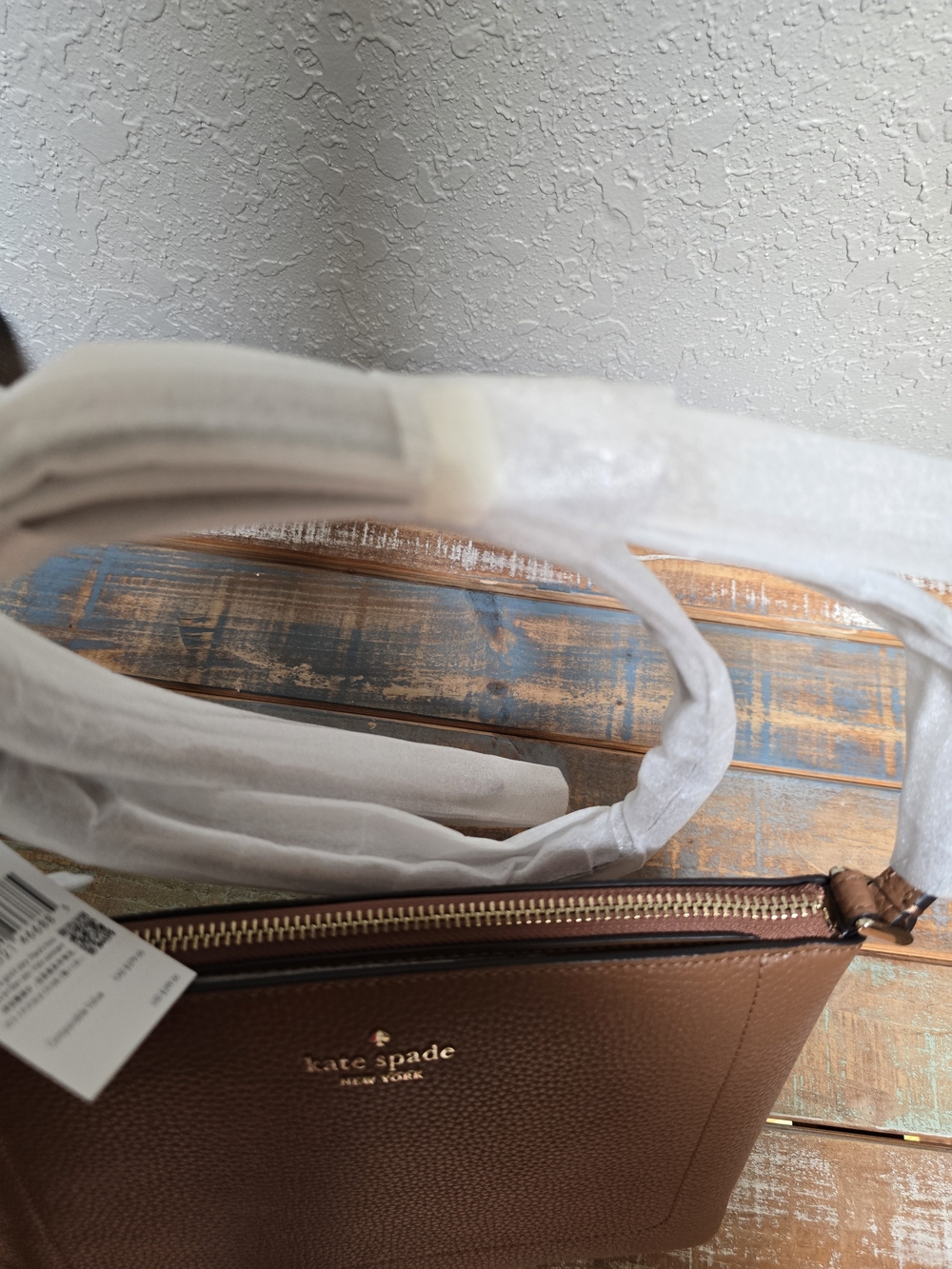 kate spade Brown Pebbled Leather Crossbody Bag - Picture 4 of 7